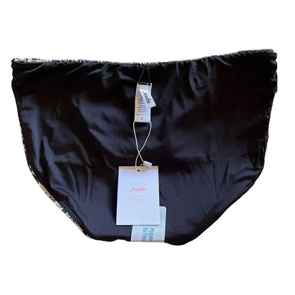 Andie Swim The Riviera
Bikini Bottom Print Mid Rise Skinny Belt Neutral S #1449 - Picture 6 of 11